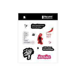 استیکرهای تصویرسازی‌شده.